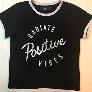 Black and white shirt